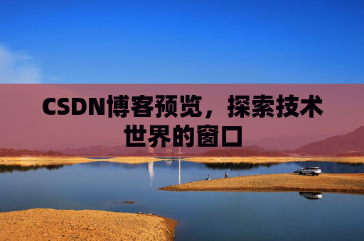 CSDN博客预览，探索技术世界的窗口